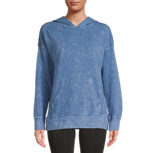 Sudadera con Capucha de Lavado Ácido Intenso para Mujer, 500GSM, Oversize, Estilo Urbano, Fabricante OEM de Marca Privada - Product Image 1