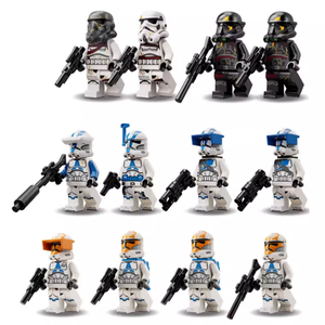 Ensemble de figurines de gardiens spatiaux de science-fiction personnalisées, briques de construction compatibles ABS, modèle de personnage, jouet - Product Image 6