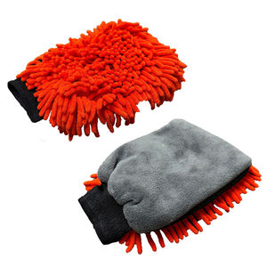 Gants de lavage de voiture en microfibre chenille épaissie, <span class=keywords><strong>super</strong></span> absorbants et anti-rayures, vendus avec des serviettes de nettoyage automobile - Vente en gros usine - Product Image 1