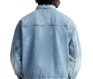 Very Reasonable Price <b>Men</b> <b>Denim</b> <b>Jacket</b> Blue Coat Fashion Street wear Casual Slim Fit Outerwear Washed Supplier <b>Jacket</b> For <b>Men</b> - Product Image 4