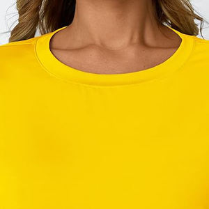 Camisetas de Cuello Redondo Curated Essentials para Mujer, al por Mayor, de Poliéster, Casuales, Ecológicas, Estilo Urbano, Selección de Verano - Product Image 3