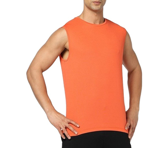 เสื้อกล้ามคอวีคุณภาพสูง ระบายอากาศได้ดี แห้งเร็ว สำหรับผู้ชาย สไตล์ลำลอง สตรีทแวร์ ออกกำลังกาย เพาะกาย - Product Image 1