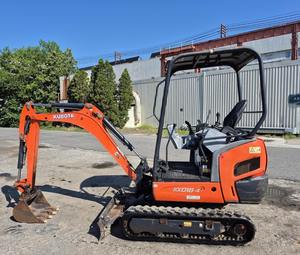 Mini-excavatrice Kubota KX018 en gros, 2,7 tonnes, compacte, hydraulique, sur chenilles, moteur diesel, machine de terrassement pour la construction - Product Image 1
