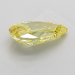 Diamant poire jaune vif fantaisie 3,01 carats certifié IGI, clarté VS2, polissage excellent, pierre précieuse en vrac, bijou de luxe - Product Image 4