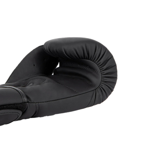 Gants de boxe Dynamic Gears en similicuir, gants d'entraînement avec fermeture Velcro, sangle de poignet réglable, unisexe adulte, couleur noire - Product Image 5
