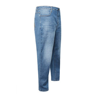 Wholesale Lightweight Casual Non <b>Stretch</b> Straight Mid Rise Cotton Washed Jeans for <b>Men</b> Custom Color & Size Bulk Supply - Product Image 3