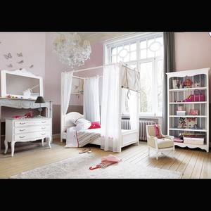 Ensemble de meubles de chaises de chambre à coucher en bois massif de style français Batna antique chaise de salon - Product Image 6