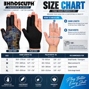 Stretch Hook And Loop Billiards and Snooker Gloves Fingerless Pull On Billiards Half Finger Billiard Glove Right Hand <b>Men</b> - Product Image 6