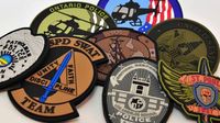 Badges 3D personnalisés en PVC souple, imperméables, à coudre, imprimés en sérigraphie, classiques, motif diamant, pour la motivation, vente en gros