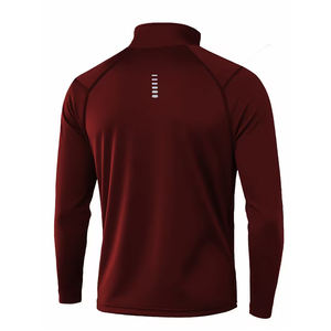 T-shirt pour homme de qualité supérieure, 3/4 zip, couleur personnalisable, tissu polyester respirant, séchage rapide, écologique, streetwear adulte - Product Image 2