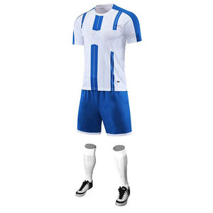 Camiseta de Fútbol Unisex Personalizable de Secado Rápido, Transpirable e Impermeable, Uniforme de Equipo para Adultos, Tela Sublimada, Nombre Personalizado, Cuello en V, Manga Corta - Product Image 1