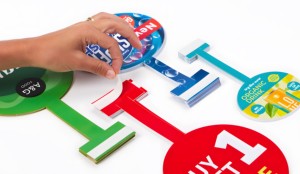 Étagère de supermarché en plastique Étagère Wobbler Dangler Conception libre Étagère Affichage Wobbler Store Promotion Strip Talker Dangler Display - Product Image 3