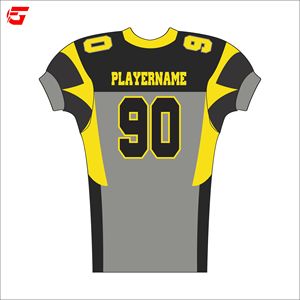 Conjunto de Uniformes Personalizados de Fútbol Americano, Jersey y Pantalones Sublimados OEM, Ropa Deportiva para Equipos Adultos, Nombre y Número Personalizados, Pantalones Cortos - Product Image 3