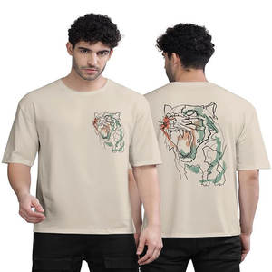 Camiseta Personalizada Extra Grande con Hombros Caídos, Camiseta Lisa al por Mayor, Camiseta de Alta Calidad para Hombre - Product Image 3