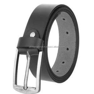 Cinturón casual de cuero original personalizado al por mayor de moda de los hombres con cinturón de hebilla de zinc PIN de aleación elegante para unisex - Product Image 2