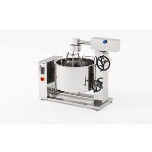 Olla de vapor con inducción y revestimiento giratorio Amicook 380V/440V, modelo giratorio gastronorm de gran capacidad para freír carnes en grandes cantidades. - Product Image 2