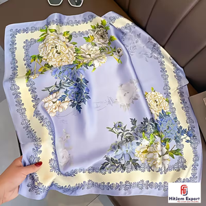 Premium Printed Short <b>Scarf</b> Fabric Custom Design White Label OEM ODM Textile Manufacturer Bali - Product Image 4