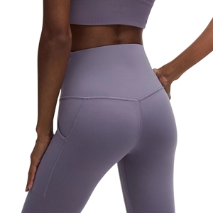 Ladies Sexy Peach Hip Lift Yoga Pants <b>High</b> Waist Seamless Elastic Waist Anti-Bacterial <b>Knee</b> Length Scrunch Butt Workout <b>Tights</b> - Product Image 6
