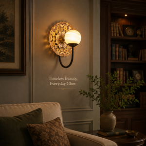 Luxury Handcrafted <b>Wall</b> <b>Sconce</b> Light Bronze Glass LED <b>Wall</b> Lamp Traditional Decorative <b>Wall</b> Fixture for Dining Room Hotel Home - Product Image 2