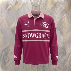 เสื้อโปโลแขนยาว Snowgrace คอปกพับได้ ระบายอากาศได้ดี สำหรับผู้ใหญ่ทุกเพศทุกวัย ใส่ได้ทุกฤดู ทรงปกติ พิมพ์ลายโลโก้ - Product Image 3
