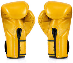 นวมชกมวย Fairtex แบบปรับแต่งได้ สำหรับฝึกซ้อม MMA และการต่อสู้ ผลิตจากหนังวัวแท้ พร้อมที่จับมือ สำหรับทุกเพศ - Product Image 3
