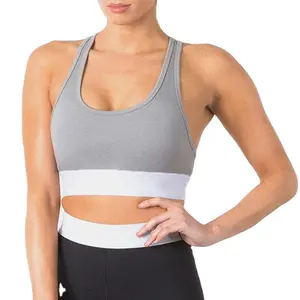 2024 Latest Fashion Women 100% Cotton crop top Women New Tops Dry & Fit Skinny Bra Womens Yoga Gym Running Fitness Sportswear