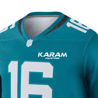 Vêtements de sport respirants à séchage rapide personnalisables de haute qualité, maillot de supporter pour adultes, col en V, unisexe, manches courtes, 100% polyester