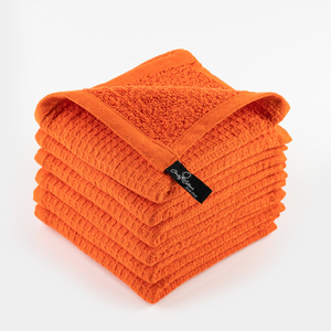 Serviettes de cuisine jetables en microfibre tissée, couleur unie, carrées, séchage rapide, absorbantes, lavables en machine, écologiques, marron - Product Image 5