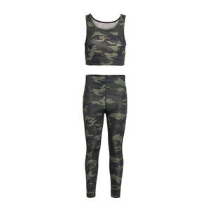 New Arrival Spandex/Polyester Breathable High Quality Yoga <b>Set</b> Wholesale Premium Quality Scoop Neck Women's Yoga <b>Set</b> For Sale - Product Image 1