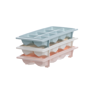 Molde de Plástico para Cubitos de Hielo Halo de 8 Rejillas, Rectangular, Reutilizable, Ecológico, Apto para Congelador, Fácil de Desmoldar, Apto para Lavavajillas - Product Image 5