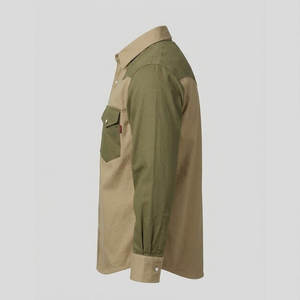 Camisa de Trabajo Resistente al Fuego para Hombre, Ligera, con Botones, Retardante de Fuego NFPA, Repelente al Aceite, Ropa de Trabajo Protectora - Product Image 3