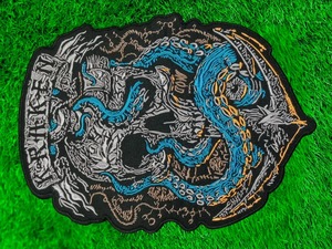 KRAKEN Large <b>Back</b> <b>Patch</b> For Vest - Personalized Gift - Product Image 1