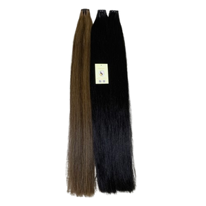Mèches naturelles lisses noires à cuticules pleines alignées Mèches de cheveux Extensions de trame Cheveux vietnamiens bruts Cheveux humains Vietnam - Product Image 1