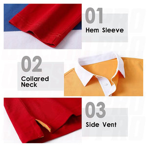 Polo de rugby en coton épais de qualité supérieure, uniformes scolaires classiques rayés, polo surdimensionné, polo de rugby personnalisé - Product Image 6