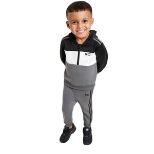 Nouvel Arrivage Vente en Gros Survêtement Enfant Printemps 2 Pièces Ensemble Vêtements Garçon Bébé Tenue Printemps Automne Survêtement Enfant à Fermeture Éclair - Product Image 3