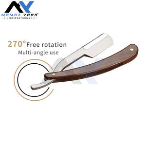 Maquinilla de Afeitar Manual Clásica con Mango de Madera Pura, Afeitado Preciso, Desechable, de Alta Calidad, para Hombres, Estilo Vintage - Product Image 2