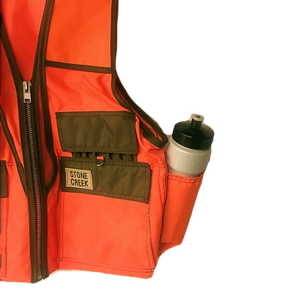 Chaleco de caza Upland de carga frontal más vendido Precio de suministro de fábrica Aspecto impresionante con decoración de bolsillo para el invierno - Product Image 6