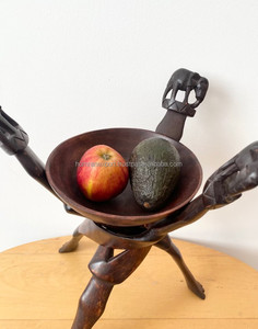 Functional Wooden Fruit <b>Basket</b> <b>Large</b> And Spacious Ideal For Displaying Fruits And Everyday Use - Product Image 1