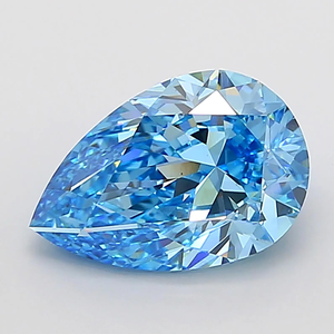 Diamant rose fantaisie de luxe de qualité supérieure, cultivé en laboratoire, taille poire, pour la création de bijoux, certifié IGI - Product Image 1