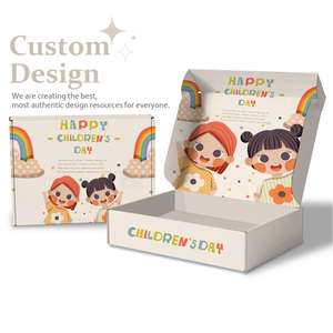 Caja de Cartón Corrugado Impresa Personalizada, Cajas de Embalaje Planas para Envíos de Pequeñas Empresas, Embalaje de Correo con Logotipo y Color Personalizados - Product Image 3