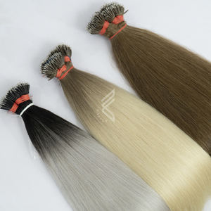 Extensions de cheveux humains Remy à donneur unique faciles à acheter Nano Ring Raw Bulk Dyed in Natural Wave Style - Product Image 2