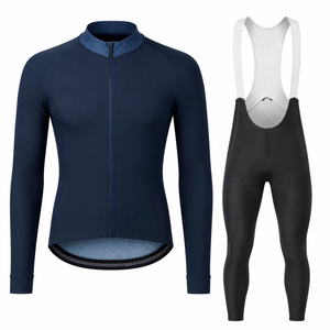 Conjunto de Jersey de Ciclismo Térmico para Hombre, 100% Poliéster, 220g, Elástico, para Invierno, para Ciclismo de Montaña - Product Image 5