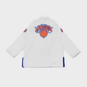Tenue de karaté et de taekwondo en coton à manches longues avec logo frontal pour adultes et enfants - Dobok - Product Image 2