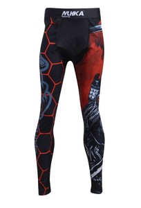 Vêtements de sport pour hommes, taille élastique solide, légers, de haute qualité, longueur intégrale, en spandex/nylon/coton, résistants à l'eau, respirants - Product Image 2