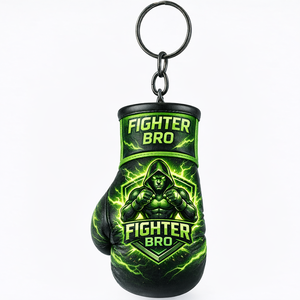 Porte-clés Gant de Boxe, Miniature, Breloque Gant de Combat, Design Personnalisé, Merchandise Fitness et Gym, Souvenir Sports de Combat, Entraînement Arts Martiaux - Product Image 1