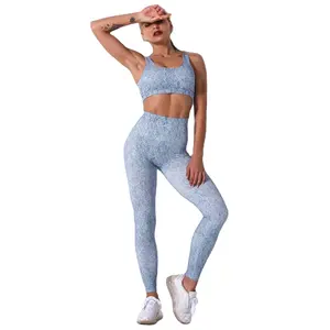 2024 phụ nữ phổ biến thiết kế mới liền mạch Áo Sơ Mi Ngắn legging áo ngực phòng tập thể dục thiết lập Workout Romper Yoga mặc thiết lập phòng tập thể dục tập thể dục