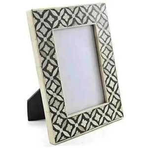 Imperial Luxury Bone Inlay Photo <b>Frame</b> Handcrafted Mosaic <b>Picture</b> Holder Decorative Home Display Accent Piece - Product Image 3
