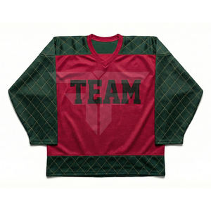 Uniforme de Hockey sobre Hielo OEM, Profesional, de Poliéster, Sublimado, Bordado, con Malla de Sarga, Ajuste para Adultos - Product Image 3