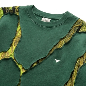 <b>Men's</b> Oversized 100% Cotton Panelled Sweatshirt Solid Color Round Neck <b>Pullover</b> Knitted Anti Pilling Streetwear - Product Image 6