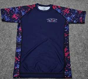 Meilleure vente : Rashguard à manches courtes pour MMA, couleur unie, séchage rapide, respirant, Spandex/Polyester - Product Image 2